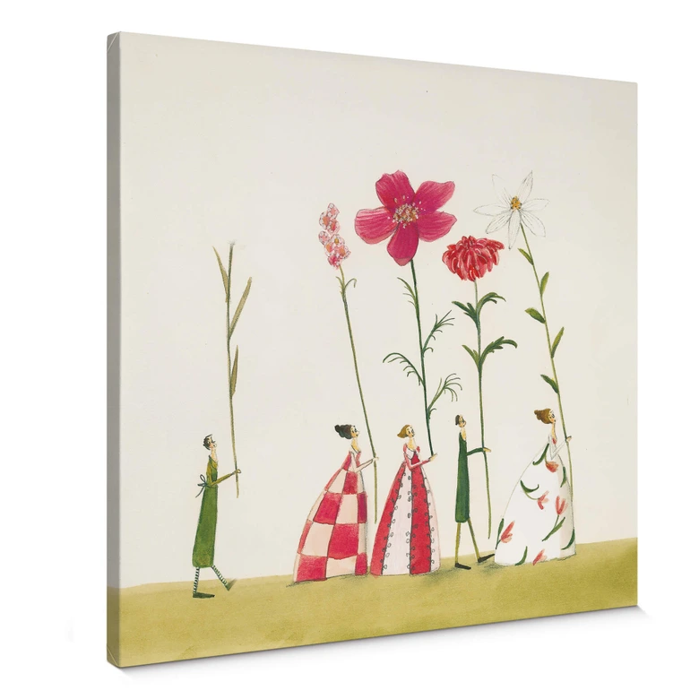 Leinwandbild Leffler - Blumenträger 