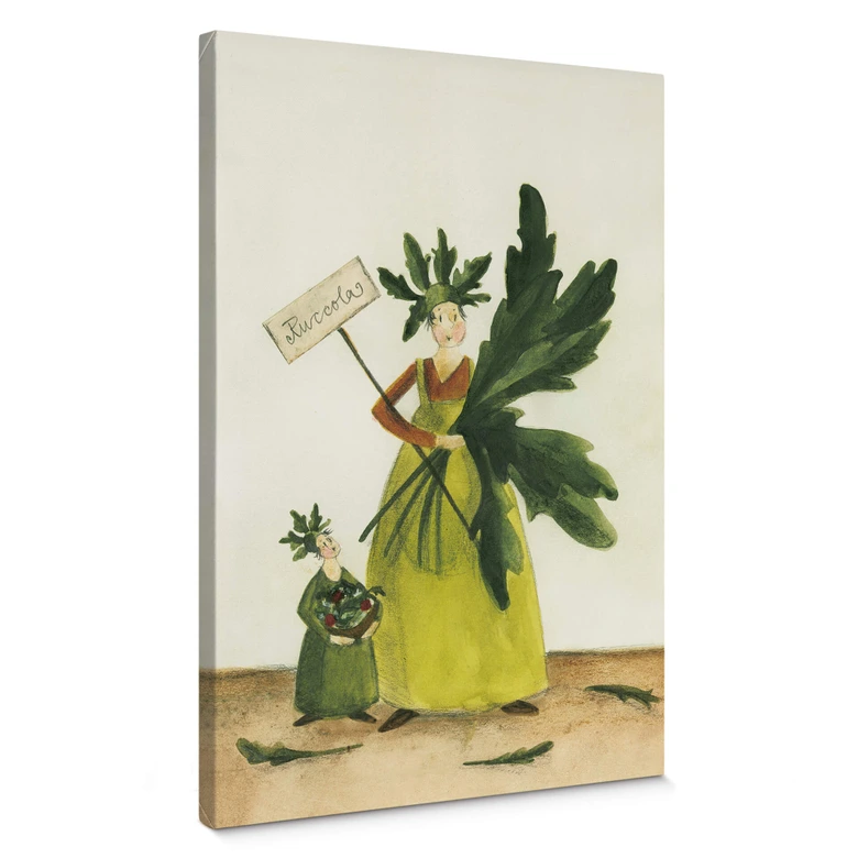 Obraz na płótnie Leffler - Dziewczyna Ruccola 