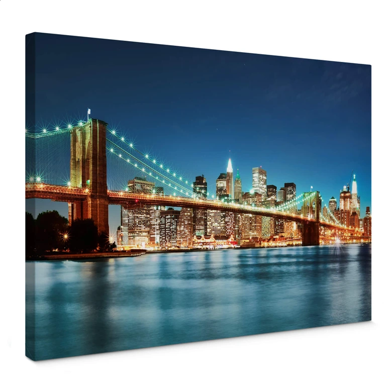 Canvastavla - Ljus i New York City 02  