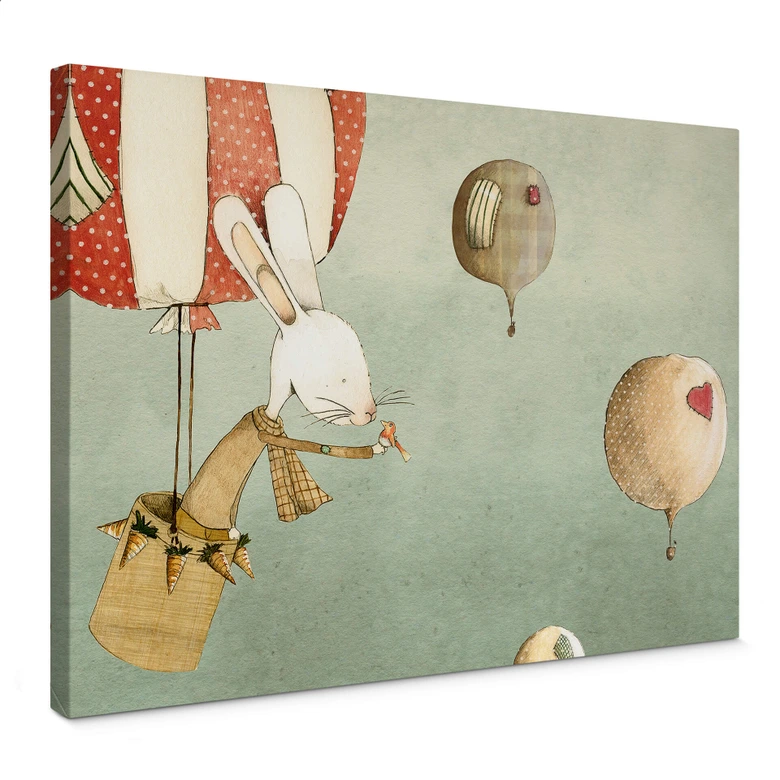 Loske - Ballooning Canvas print 