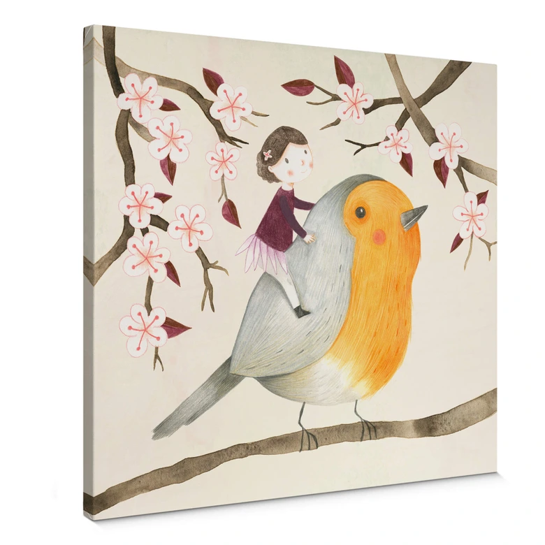 Canvas Loske - Bird Friend 