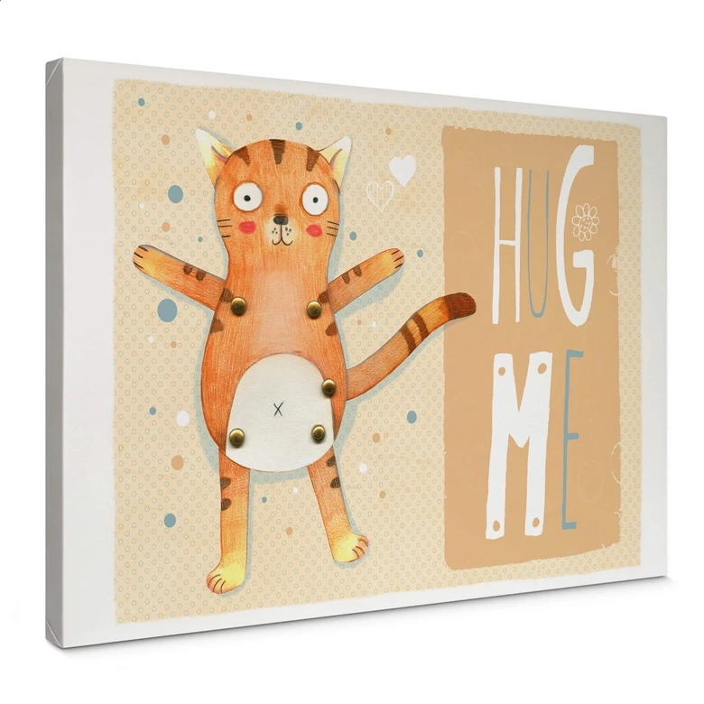 Tableau sur toile Loske - Hug me 