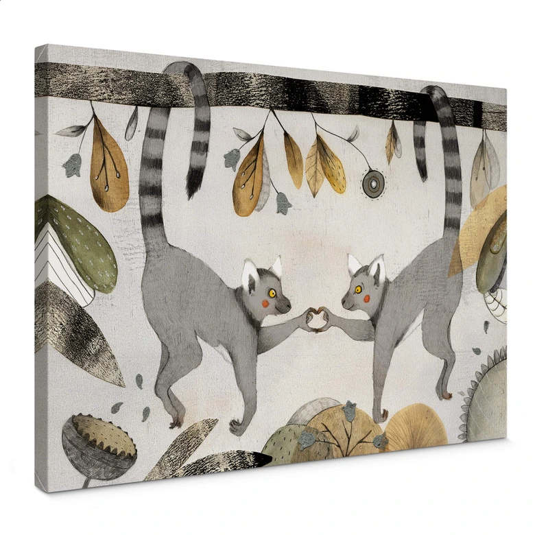 Leinwand Loske - Kattas in Love 