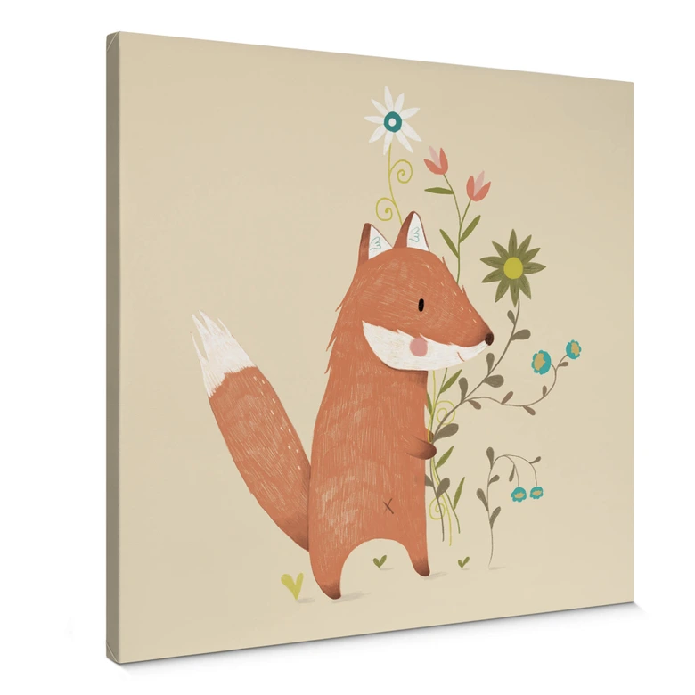 Leinwandbild Loske - Kleiner Fuchs 