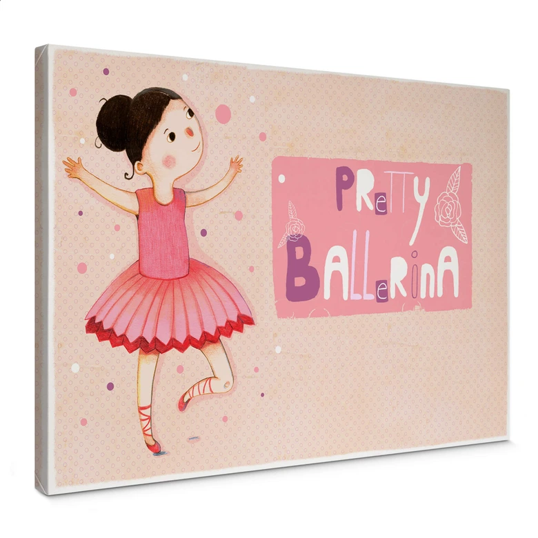 Leinwandbild Loske - Pretty Ballerina 