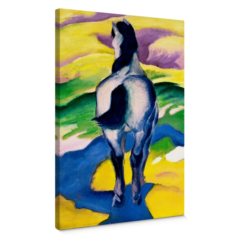 Lienzo Marc - Caballo azul II 