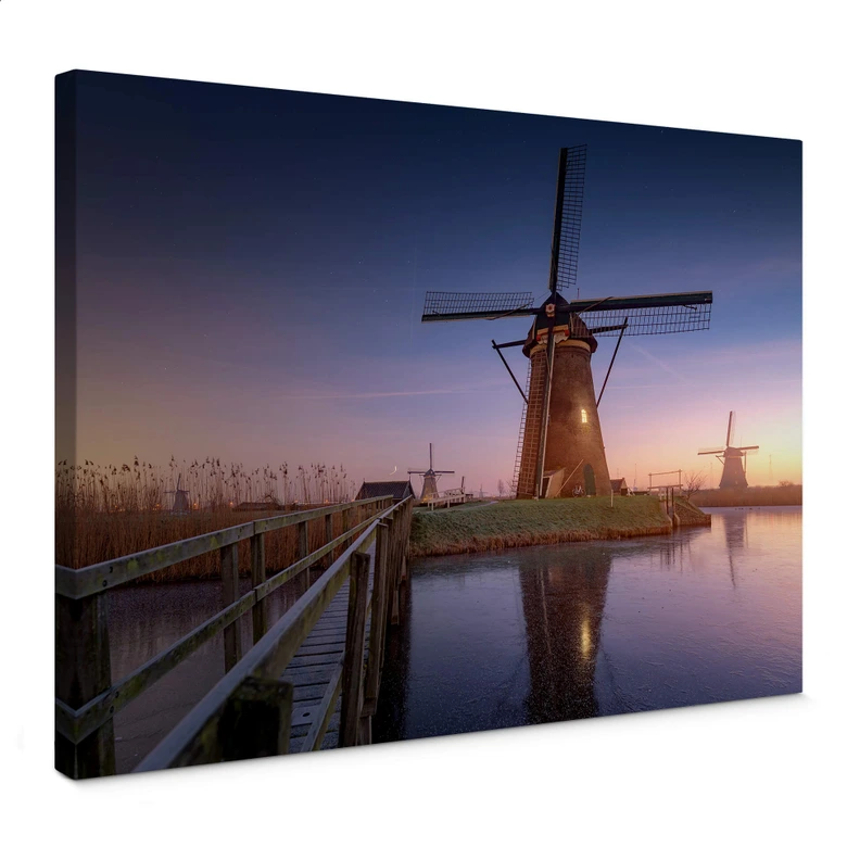 Leinwandbild Pablo - Kinderdijk 2 