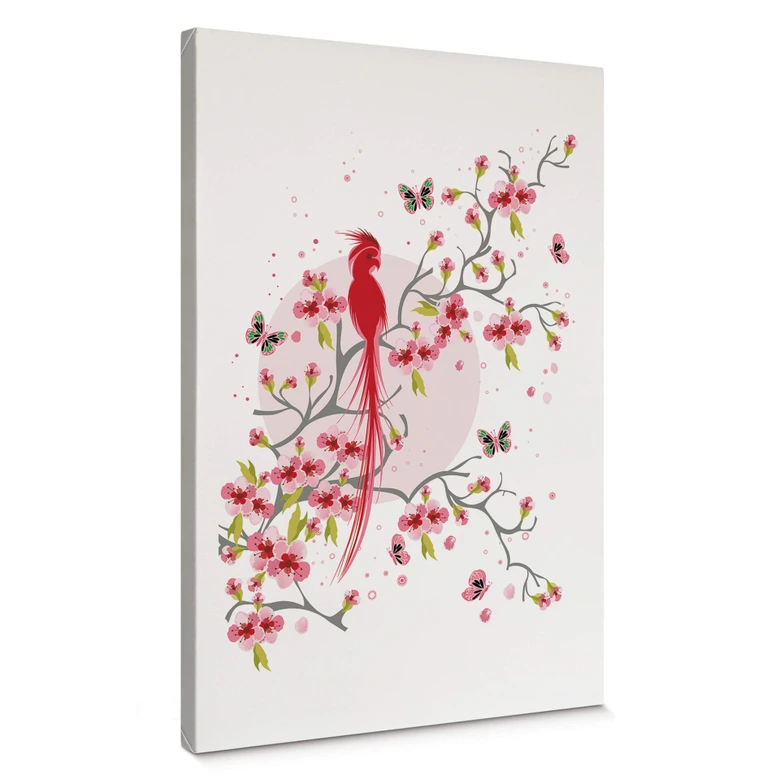 Paradise Bird Canvas print 