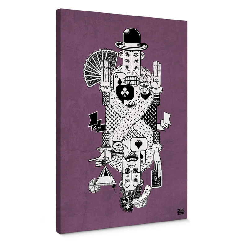 Leinwandbild Drawstore - Playing Cards 