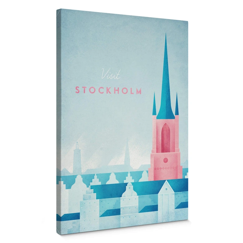 Leinwandbild Rivers - Stockholm 