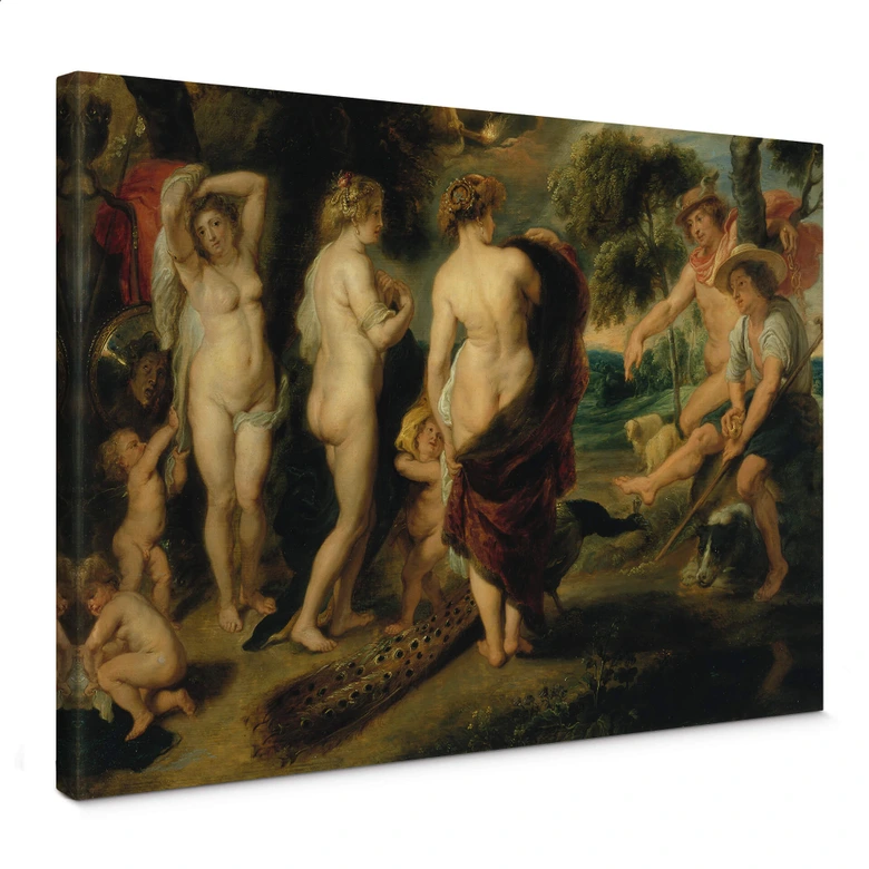 Leinwandbild Rubens - Das Urteil des Paris 