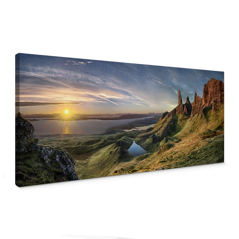 Canvas Print  Schweiger - The Old Man of Storr 