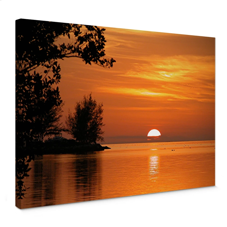 Lake at Dusk Canvas print 