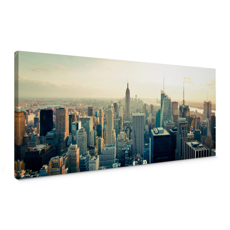 Leinwandbild Skyline von New York City - Panorama 