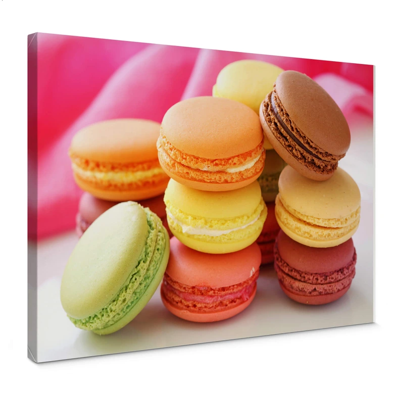 Leinwandbild Sweet Macarons 