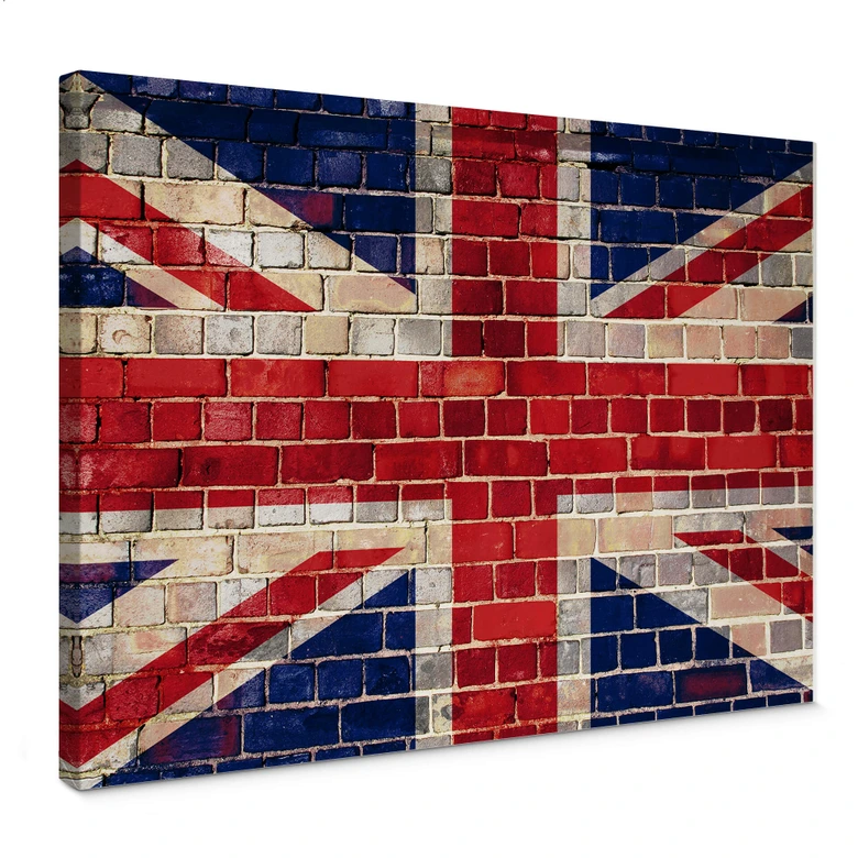 Leinwandbild Union Jack Mauer 