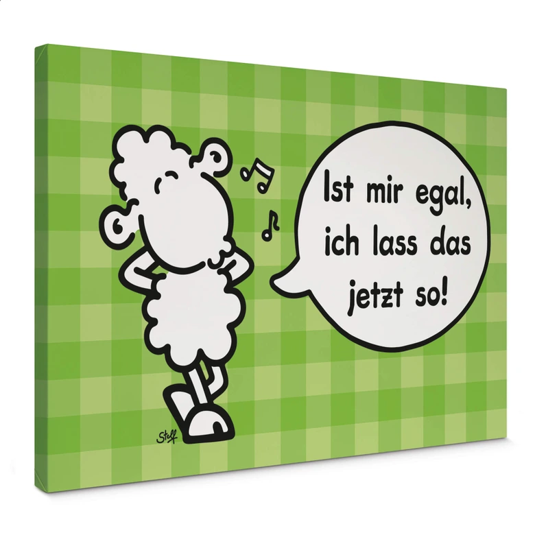 Leinwandbild sheepworld Worthelden Egal 