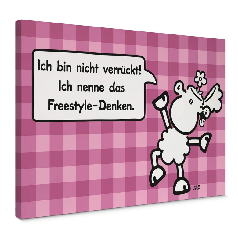 Leinwandbild sheepworld Worthelden Freestyle 