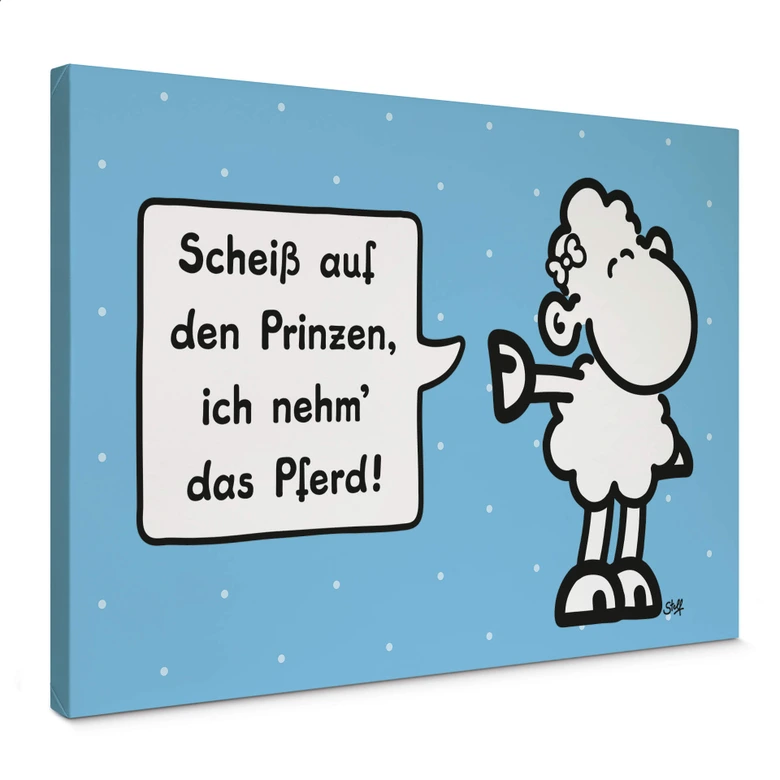 Leinwandbild sheepworld Worthelden Prinz 