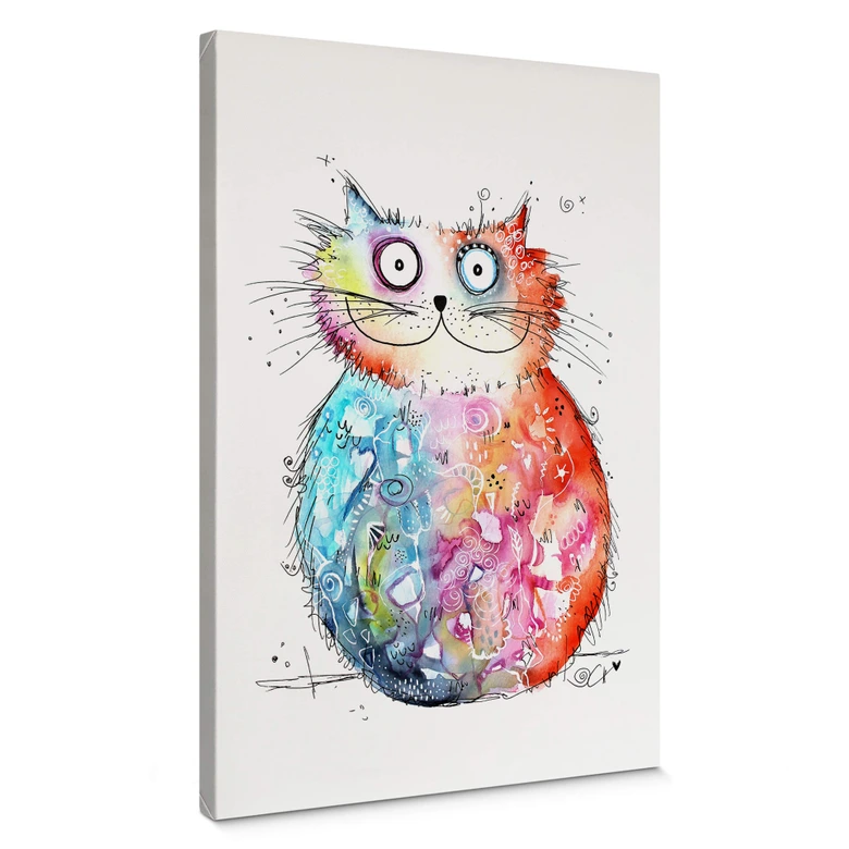 Canvas Hagenmeyer – Happy Cat 