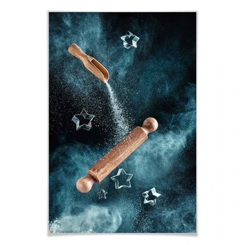 Poster Belenko - Kitchen mess: Star shaped Cookies 
