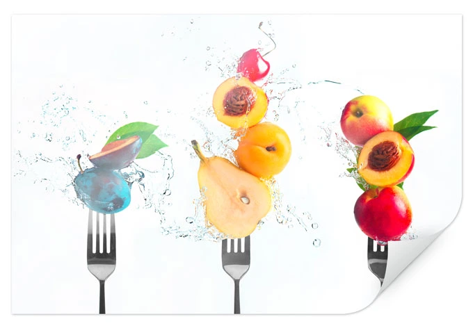 Poster Belenko - Splashing Fruits  
