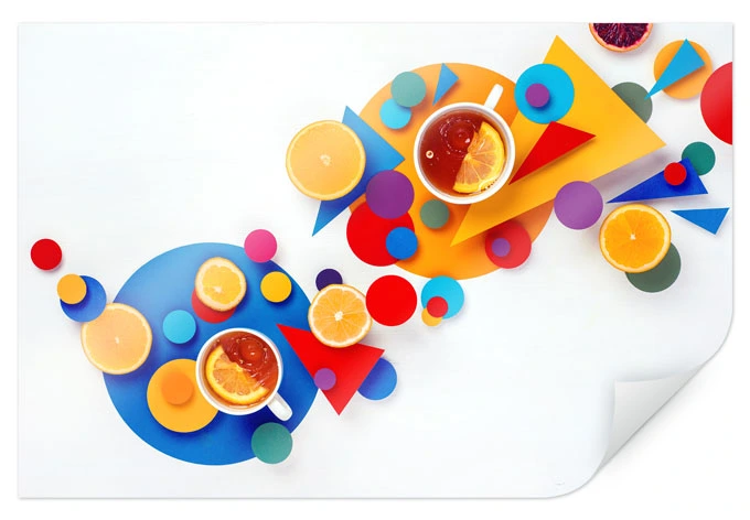 Poster Belenko - Suprematic Tea Party  