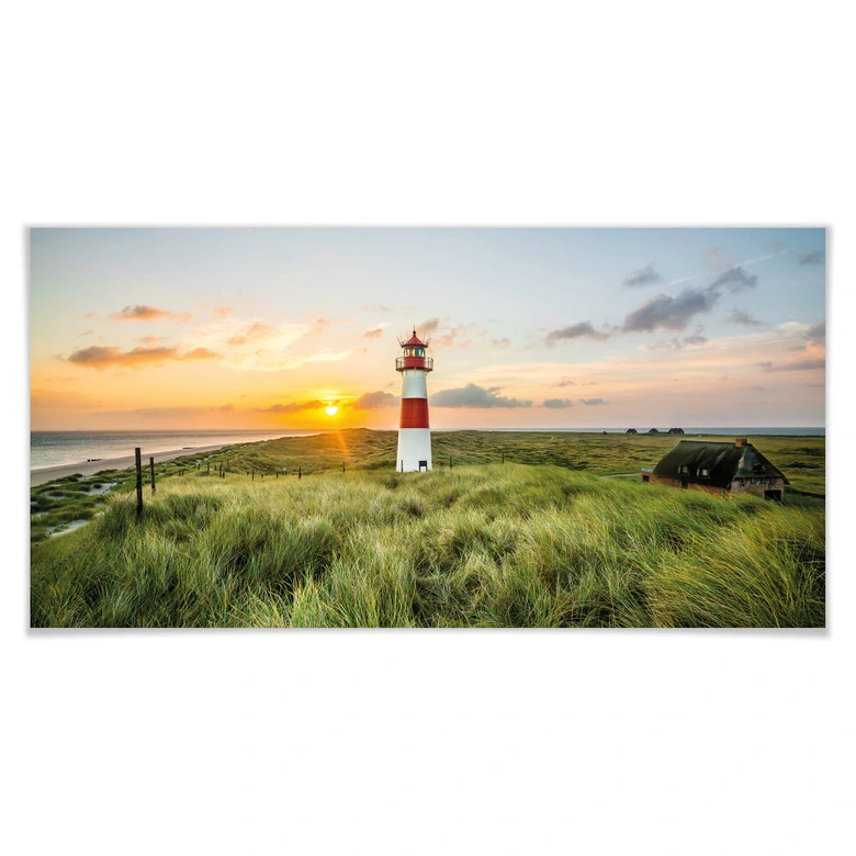 Affiche Phare à Sylt 