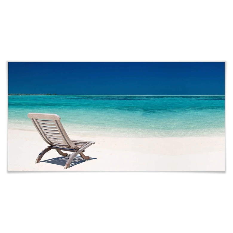 Poster - Plage des mers du sud - panorama 
