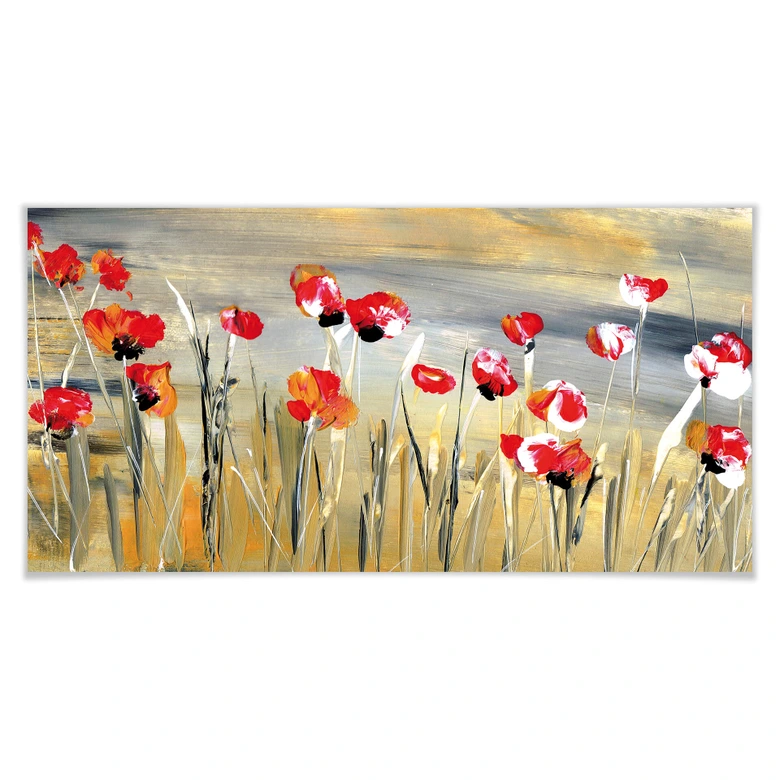 Póster Niksic - Pradera de flores - Panorama 