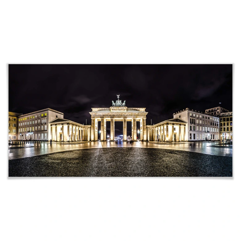 Poster Brandenburger Tor - Panorama 