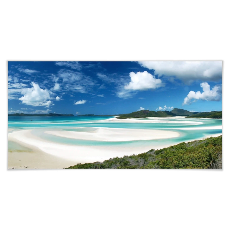 Poster Whitehaven Beach - Panorama 