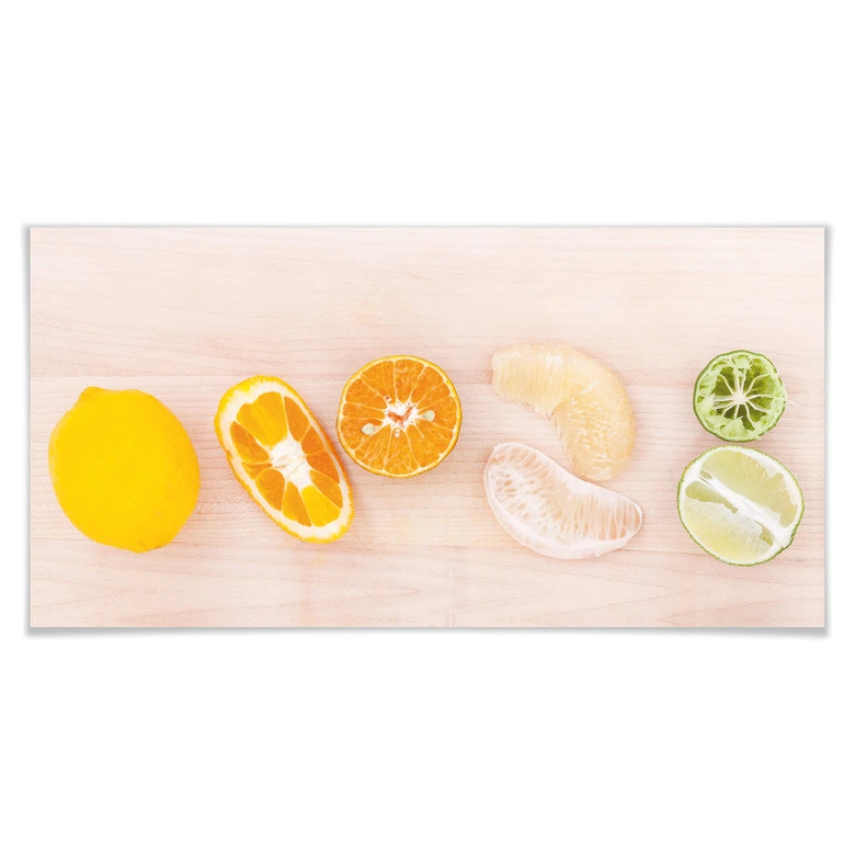 Poster Limonade-Recept - Panorama 