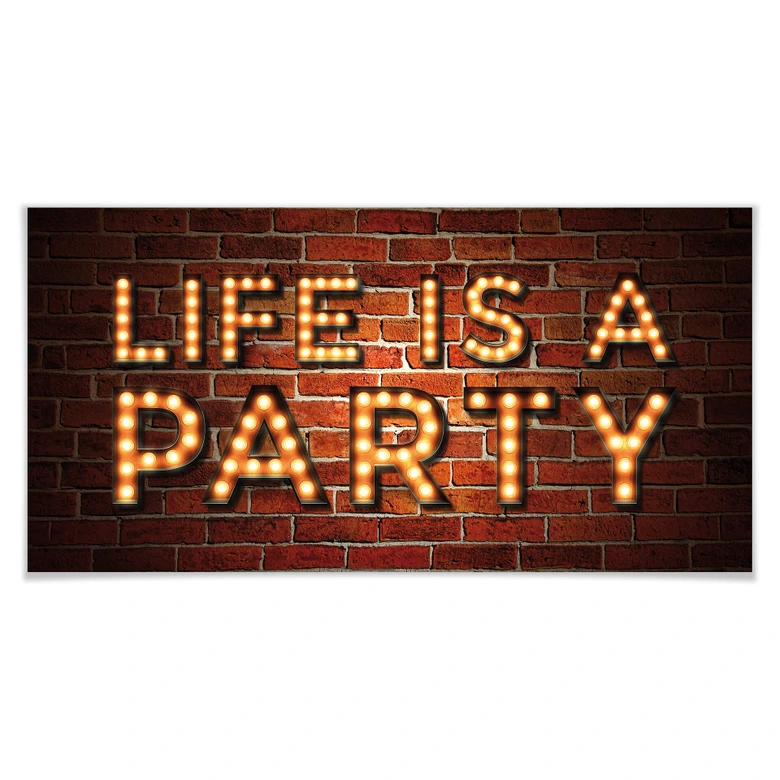Plakat Life is a Party 02 - Panorama 