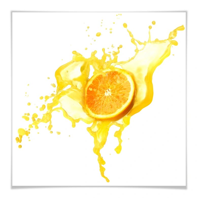 Poster Splashing Oranges 