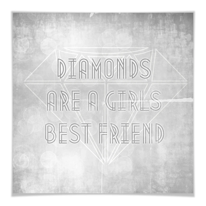 Poster Diamonds are a Girls best Friend 