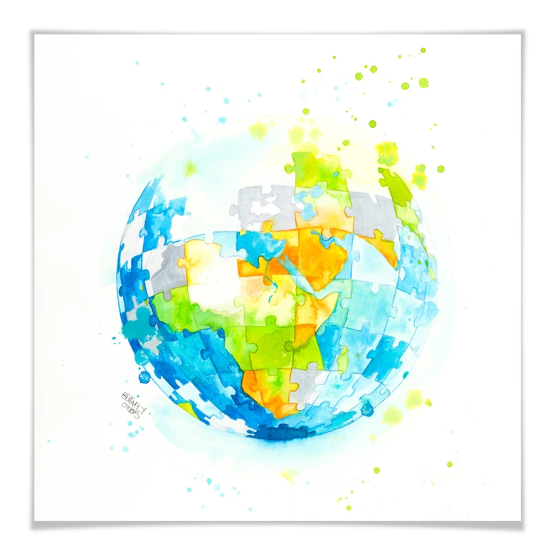 Poster Buttafly - Worldpuzzle 
