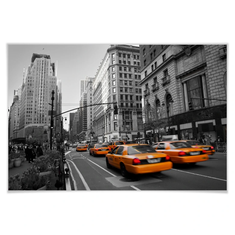 Poster Cabs in Manhattan 