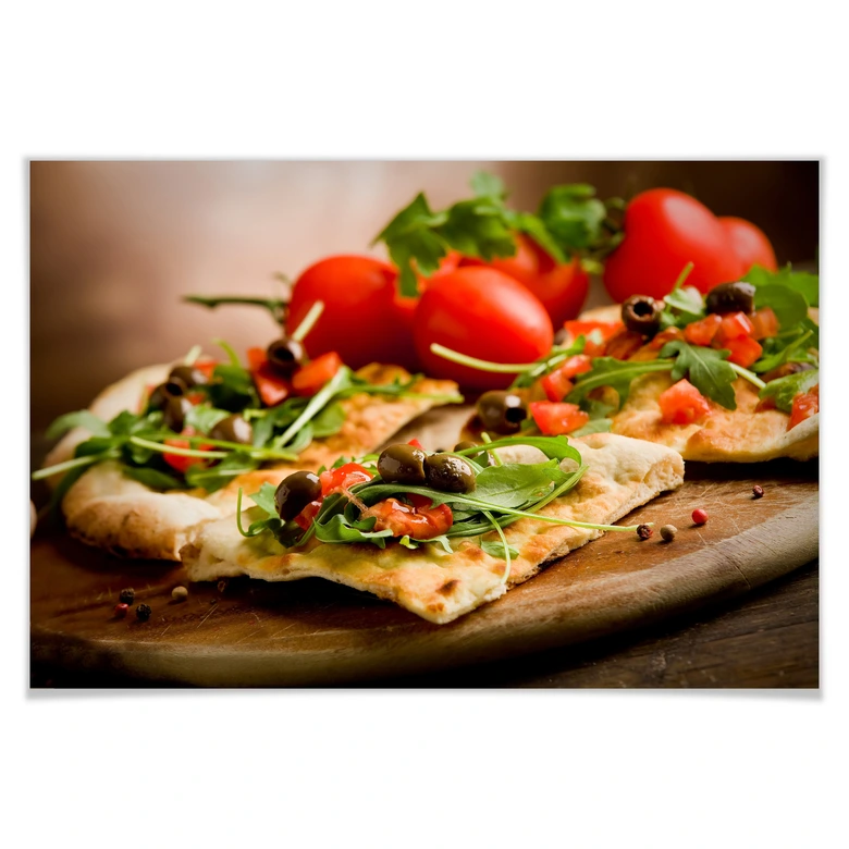 Poster Pizza alla Italia 