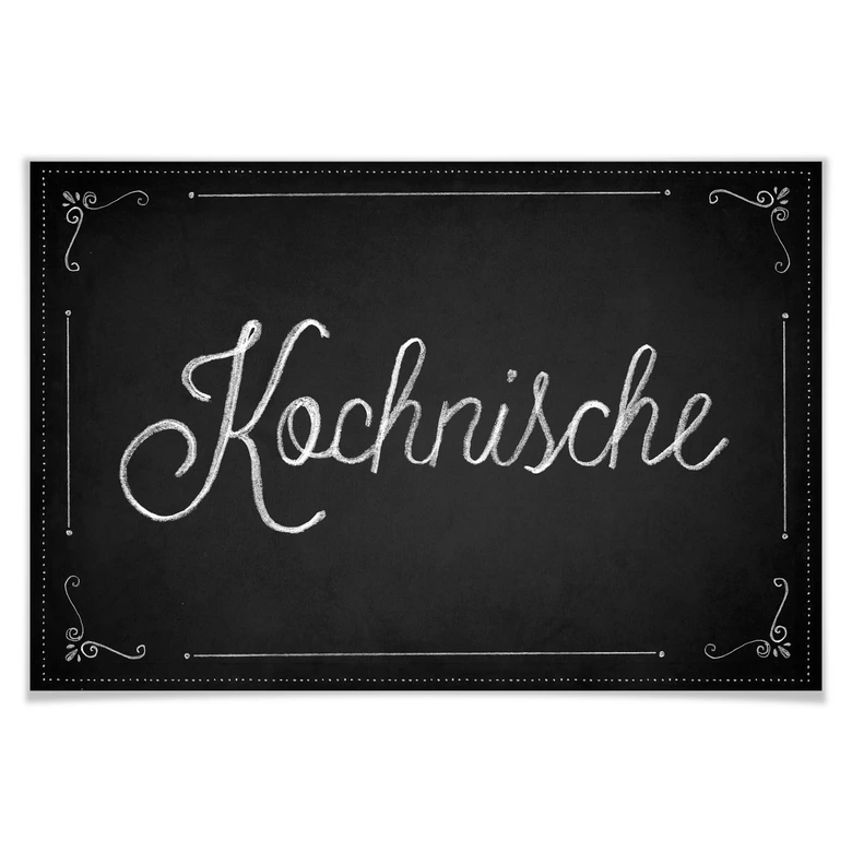 Poster Kochnische 