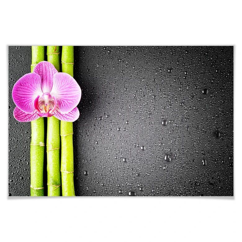 Poster Orchid and Bamboo 
