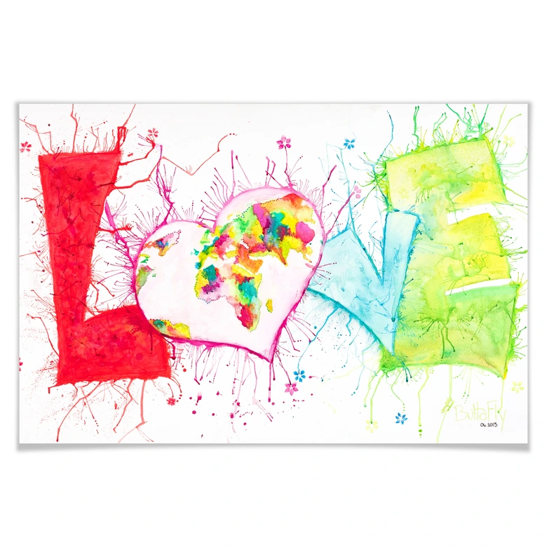 Poster Buttafly - Love 