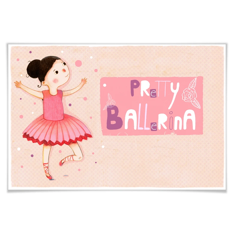 Poster Loske - Pretty Ballerina 
