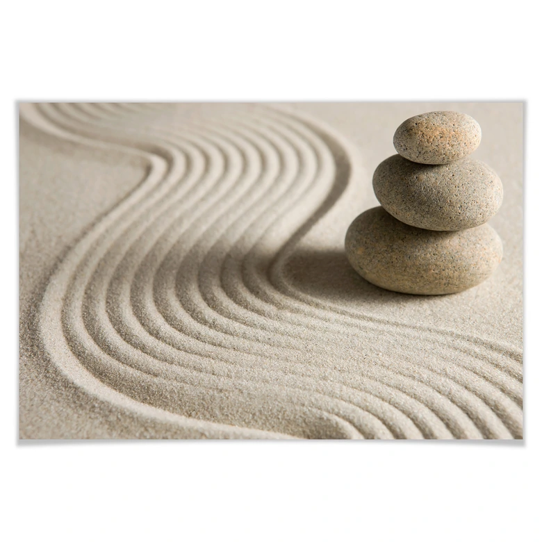 Poster - Stone in Sand 2 