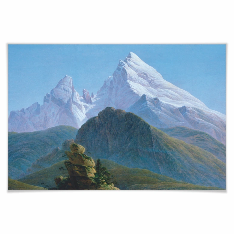Poster Friedrich - Der Watzmann 