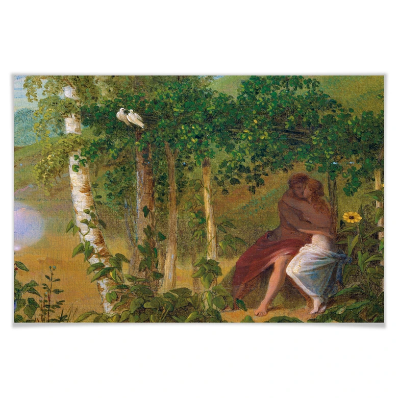 Poster Friedrich - Liebespaar 