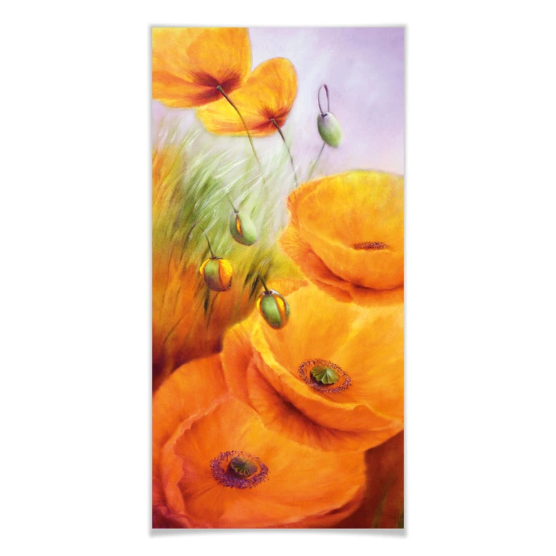 Poster Schmucker - Mohn im Feld 