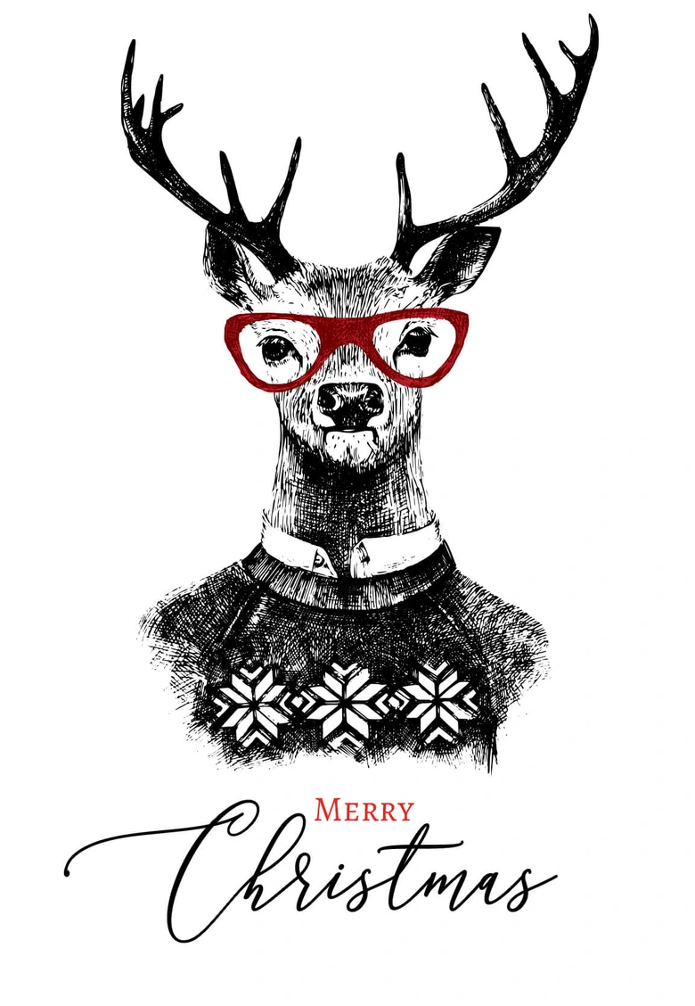 Gift Certificate Christmas - Reindeer 