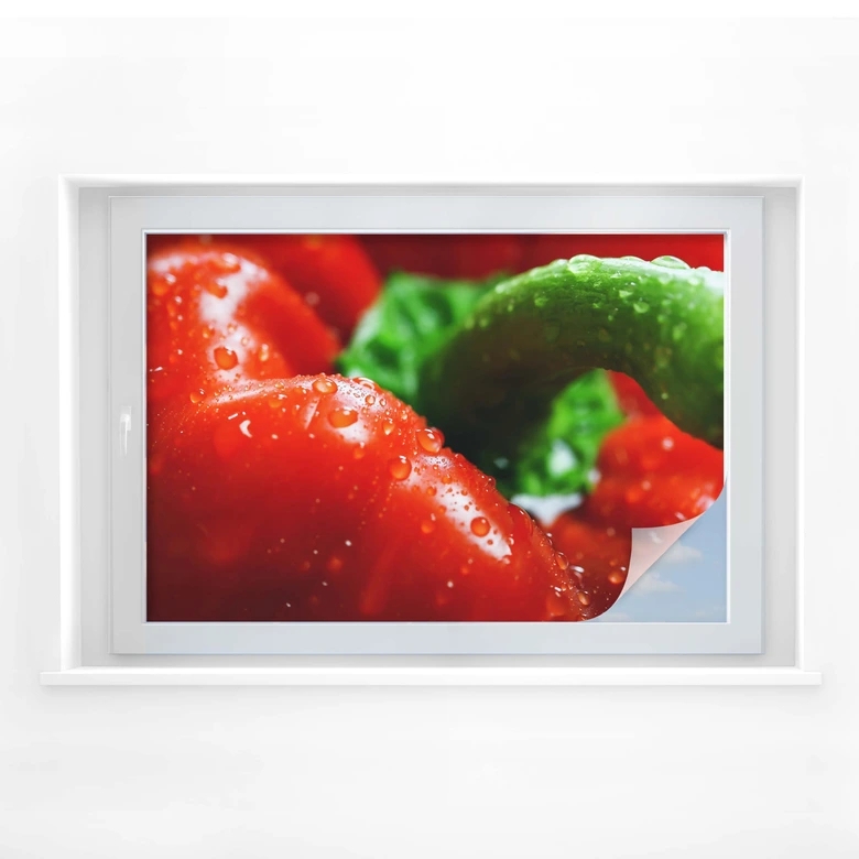 Window foil Fresh Paprika 
