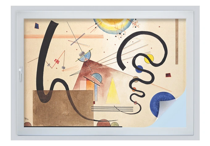 Película de privacidad Kandinsky - Dos movimientos 